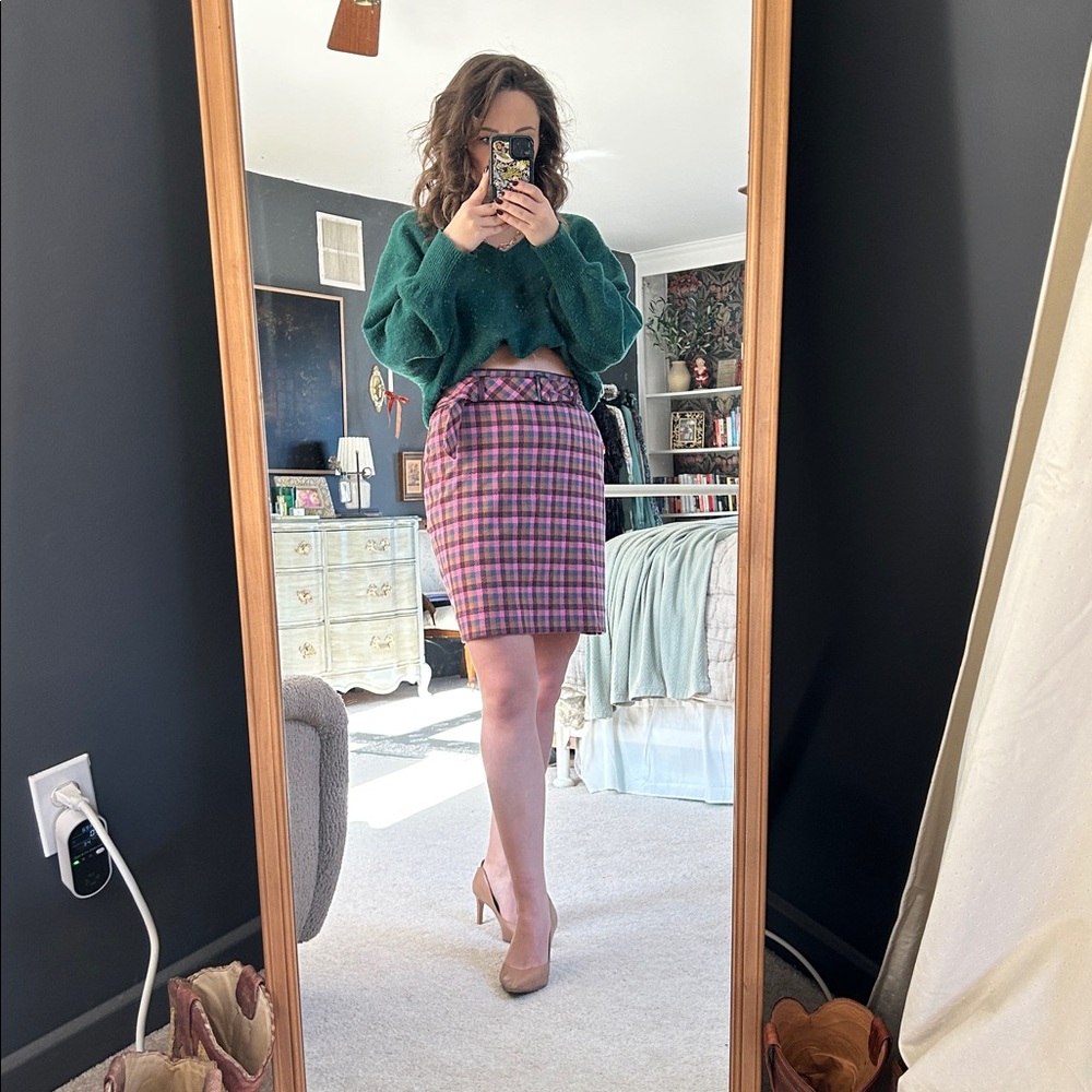 Ann Taylor Plaid Women's Skirt